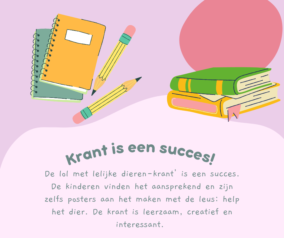 Reactie uit onderwijs